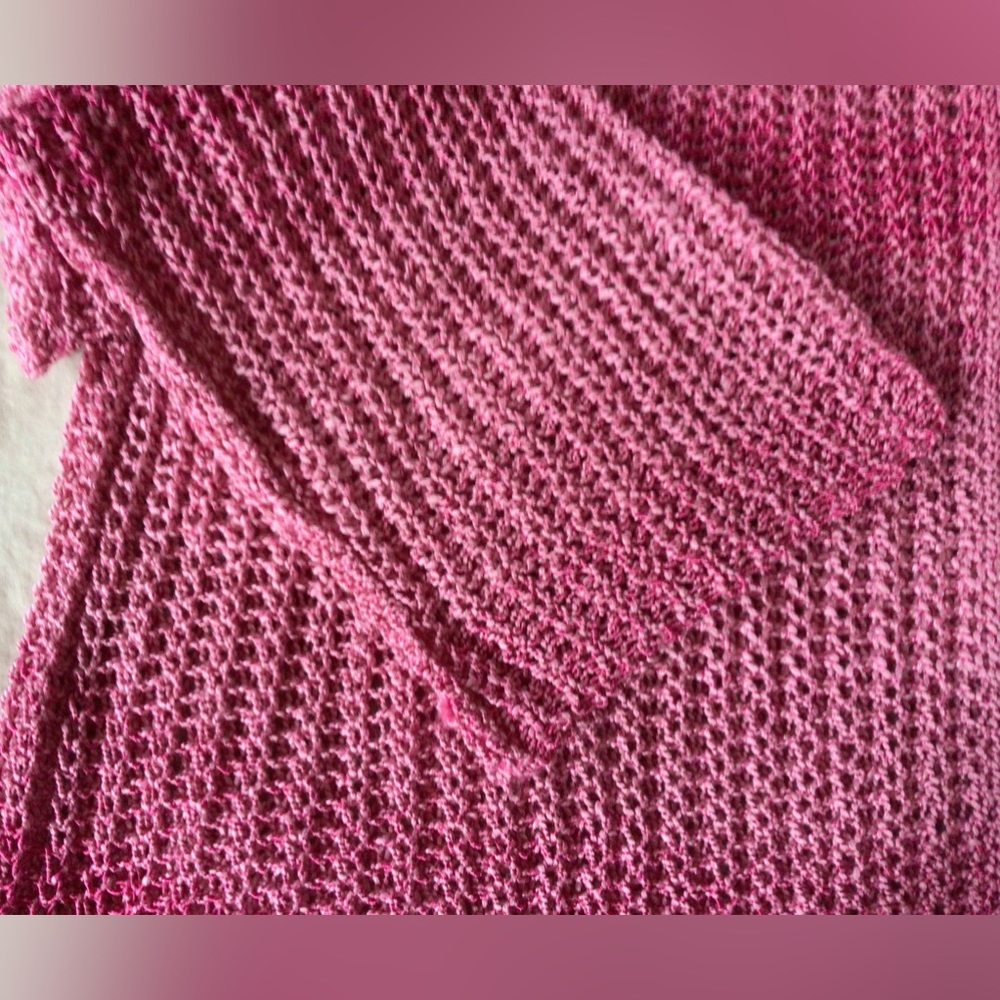 Pol pink drape front cardigan, L - Picture 6 of 8